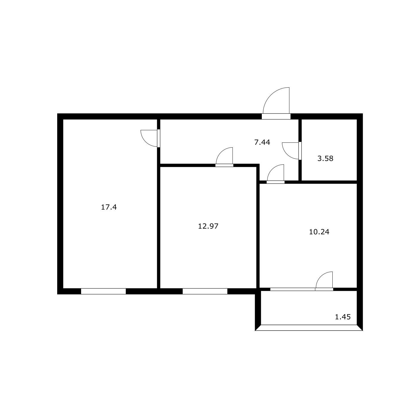 Фото №10: 2-комнатная квартира 53 м² - Краснодар, Прикубанский внутригородской округ, мкр. жилой комплекс Сармат, ул. Западный Обход, 65А