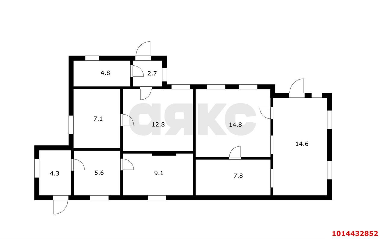 Фото №18: Дом 100 м² + 3.5 сот. - Краснодар, Камвольно-суконный Комбинат, ул. 2-я Заречная, 144
