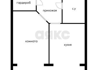 Фото №2: 1-комнатная квартира 37 м² - Российский, мкр. Прикубанский внутригородской округ, ул. имени В.М. Комарова, 22