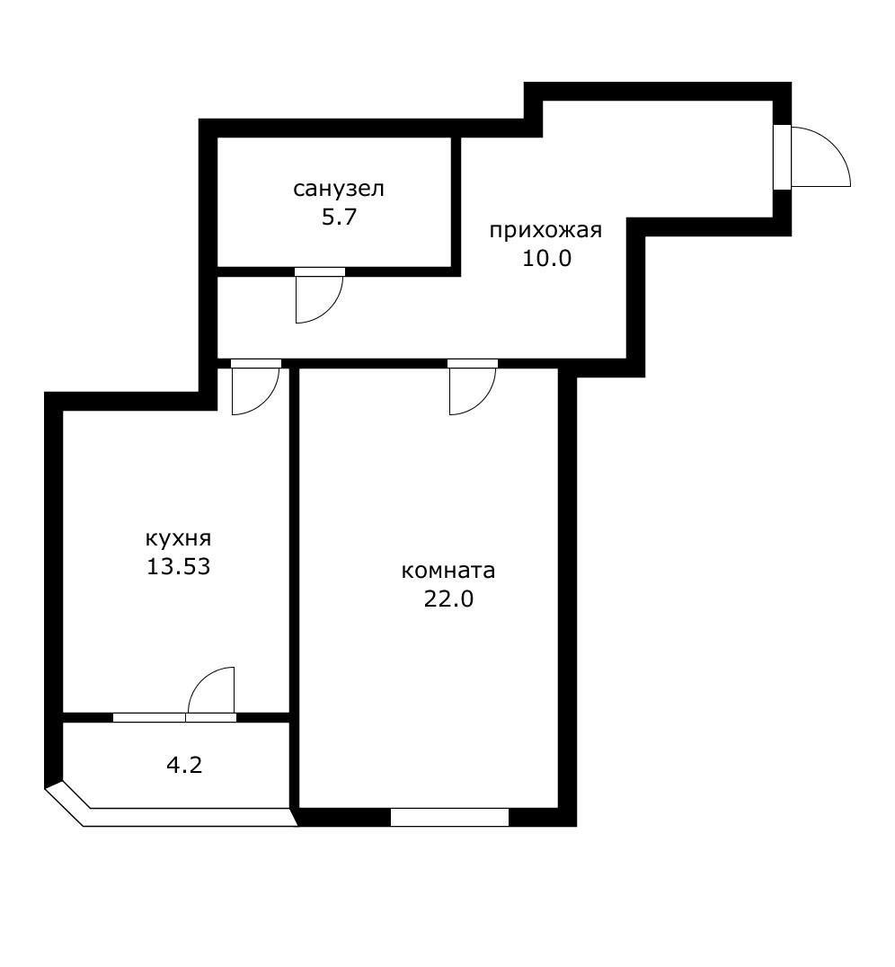 Фото №15: 1-комнатная квартира 56 м² - Краснодар, Прикубанский внутригородской округ, мкр. имени Маршала Жукова, ул. Александра Покрышкина, 4/9