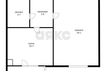 Фото №1: 1-комнатная квартира 37 м² - Адыгейск, ул. Фрунзе, 1