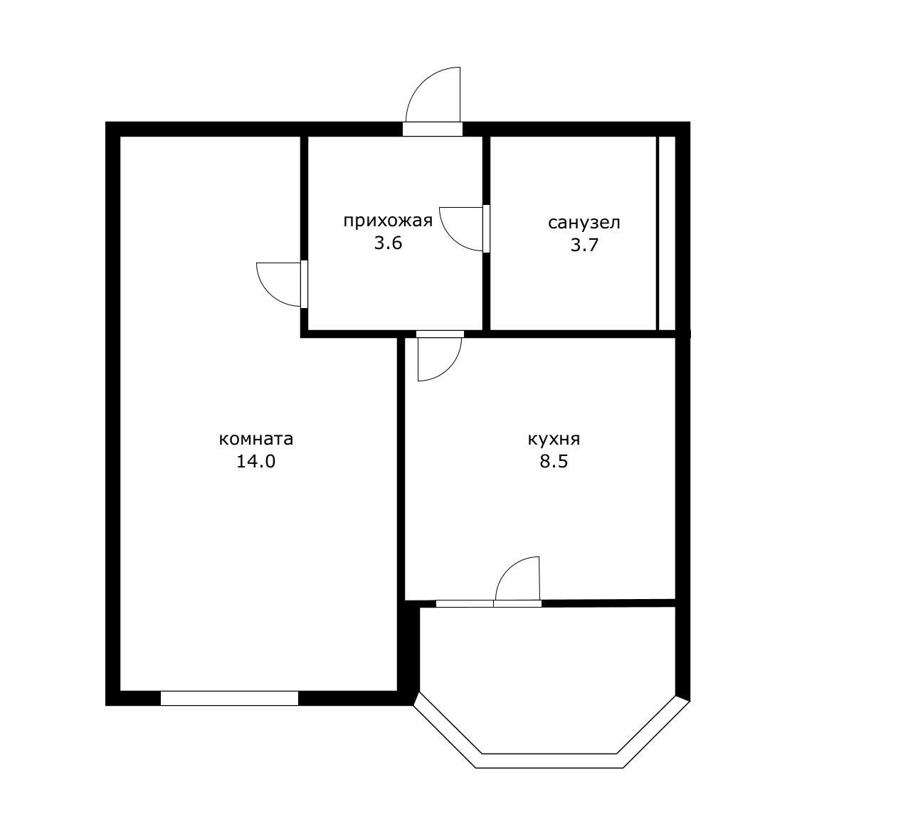 Фото №17: 1-комнатная квартира 33 м² - Краснодар, Прикубанский внутригородской округ, мкр. жилой комплекс Спортивная Деревня, ул. имени Генерала Корнилова, 18