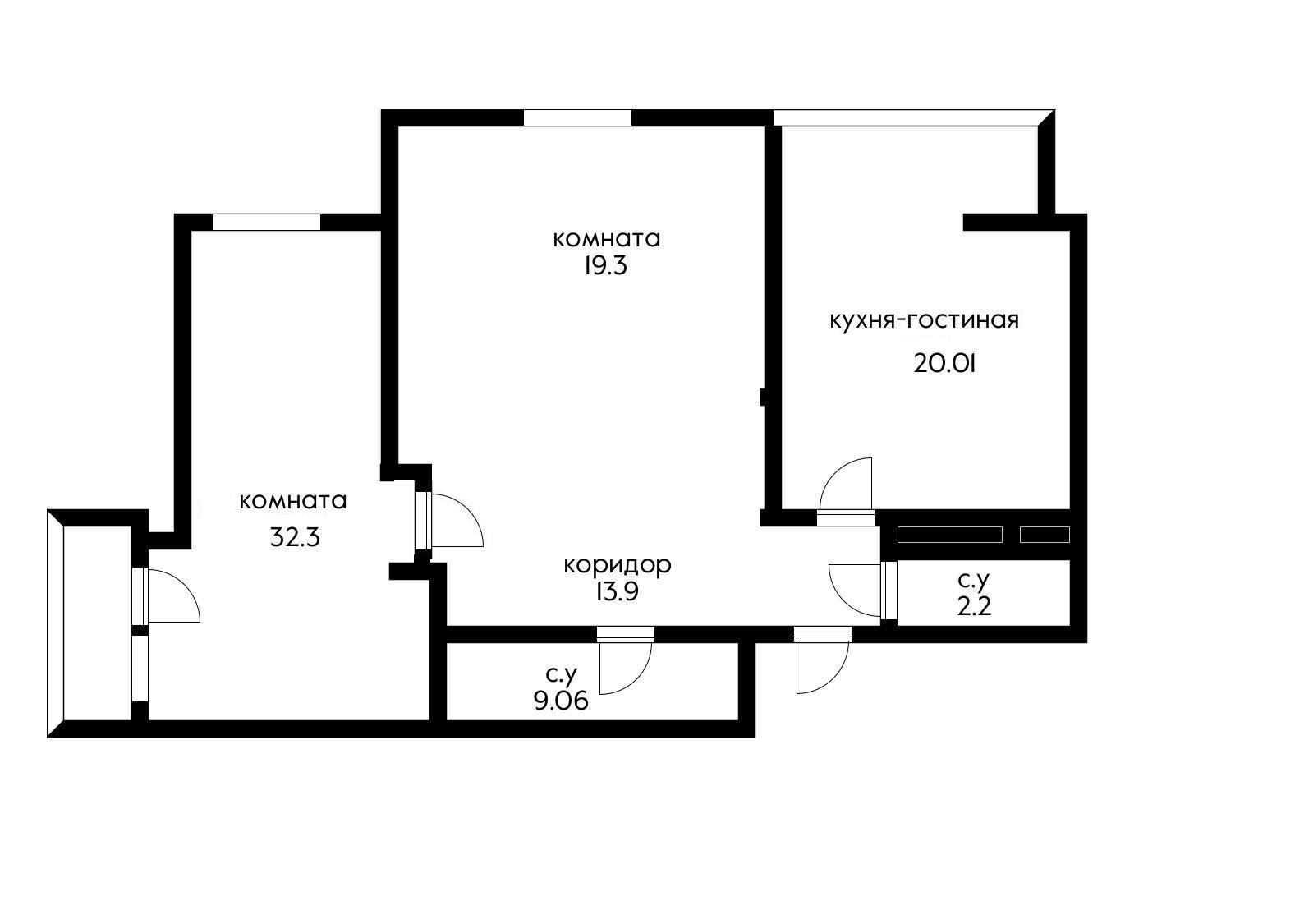 Фото №17: 2-комнатная квартира 107 м² - Краснодар, Прикубанский внутригородской округ, Фестивальный, мкр. Солнечный, ул. Памяти Чернобыльцев, 6