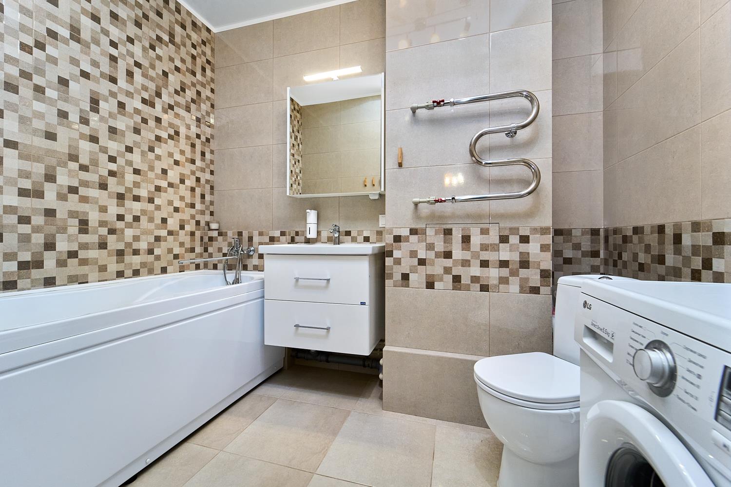 Фото №10: 1-комнатная квартира 50 м² - Краснодар, Прикубанский внутригородской округ, Фестивальный, мкр. Солнечный, ул. Казбекская, 1