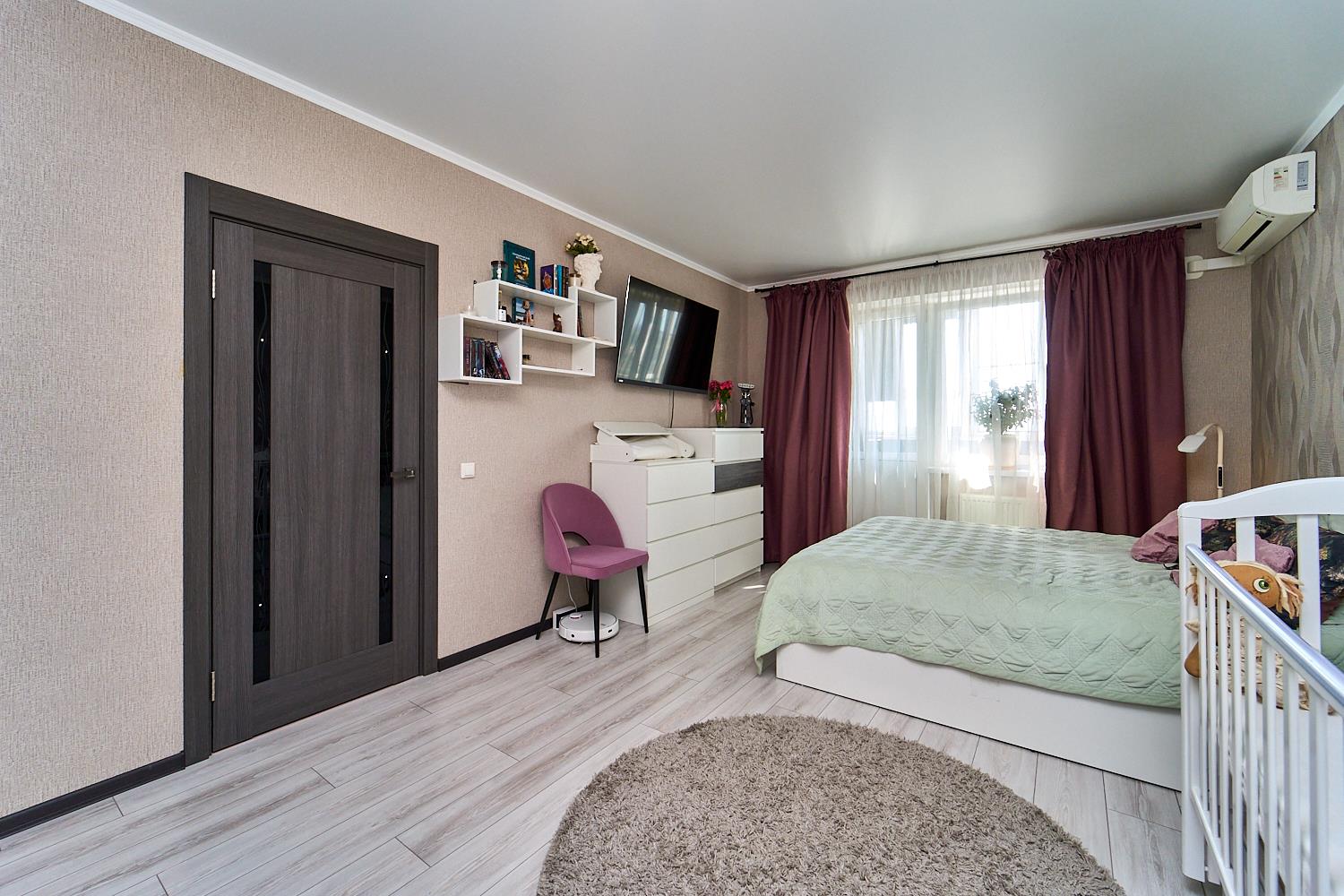 Фото №6: 1-комнатная квартира 50 м² - Краснодар, Прикубанский внутригородской округ, Фестивальный, мкр. Солнечный, ул. Казбекская, 1