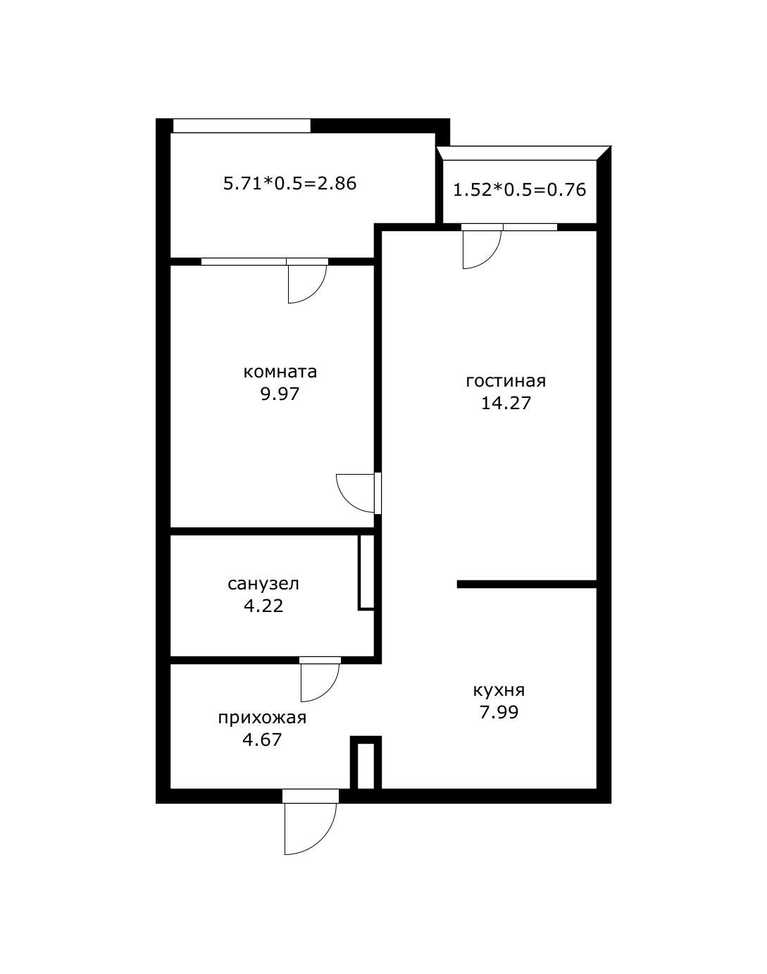 Фото №15: 2-комнатная квартира 48 м² - Краснодар, жилой комплекс Мозаика, Прикубанский внутригородской округ, ж/м имени Демьяна Бедного, ул. Степная, 1/1