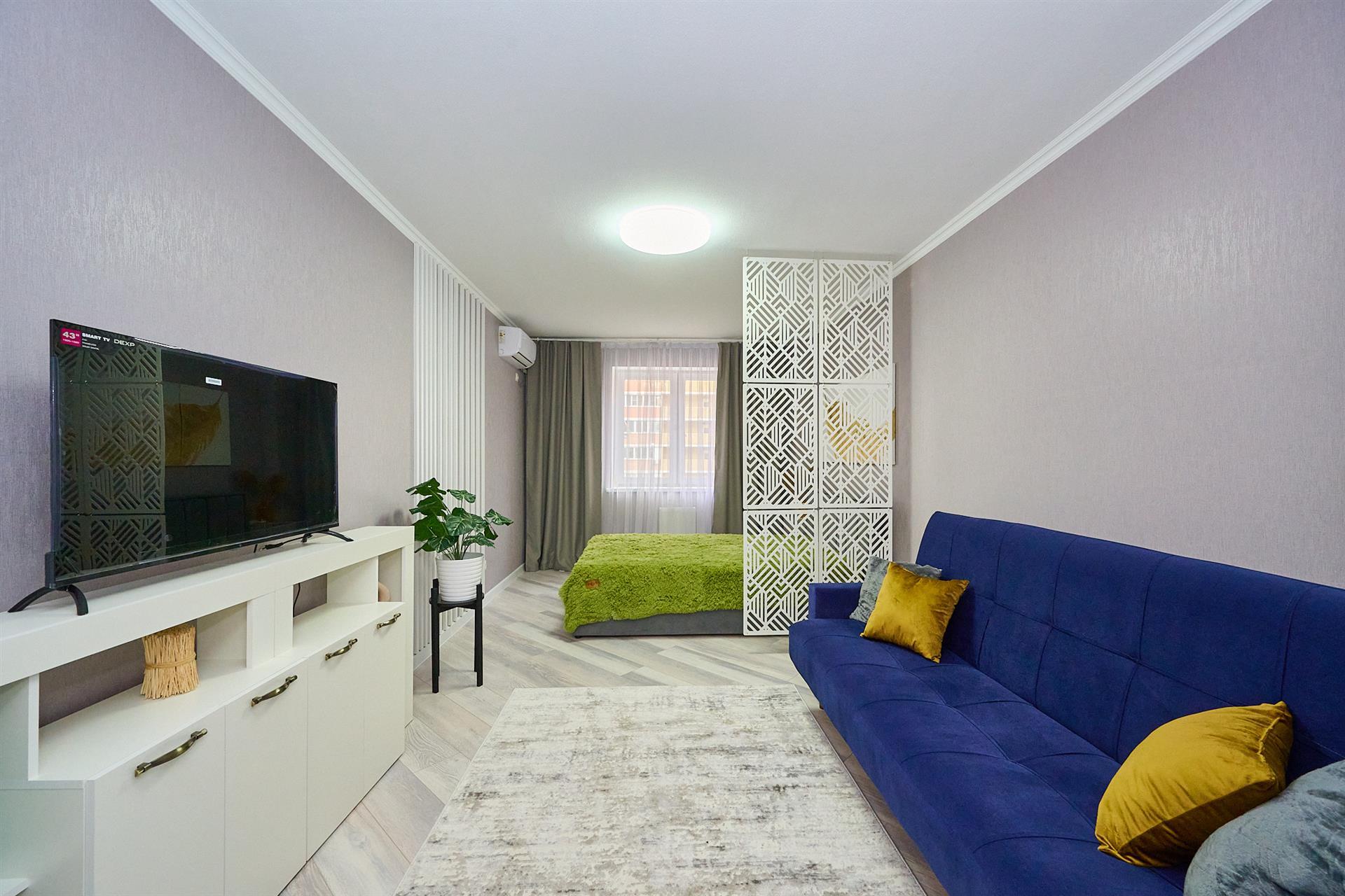 Фото №1: 1-комнатная квартира 45 м² - Краснодар, Прикубанский внутригородской округ, Завод Радиоизмерительных Приборов, мкр. имени Петра Метальникова, ул. Петра Метальникова, 28