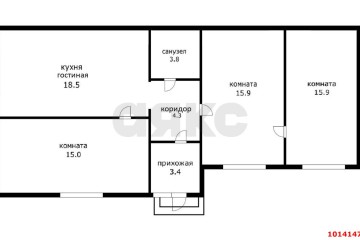 Фото №2: Часть дома 76 м² - Краснодар, ж/м Пашковский, ул. Украинская, 26