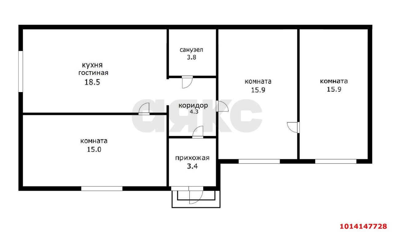 Фото №2: Часть дома 76 м² + 2.7 сот. - Краснодар, Пашковский, ул. Украинская, 26