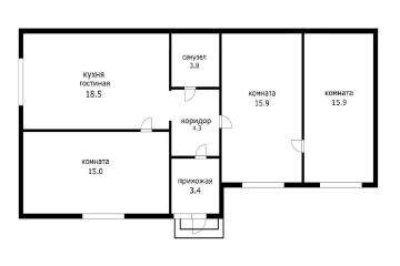 Фото №2: Часть дома 76 м² - Краснодар, ж/м Пашковский, ул. Украинская, 26