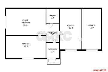 Фото №2: Часть дома 76 м² - Краснодар, ж/м Пашковский, ул. Украинская, 26