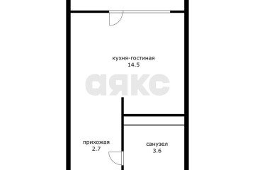 Фото №3: Студия 21 м² - Новороссийск, мкр. жилой комплекс Облака 2, ул. Куникова, 47Г