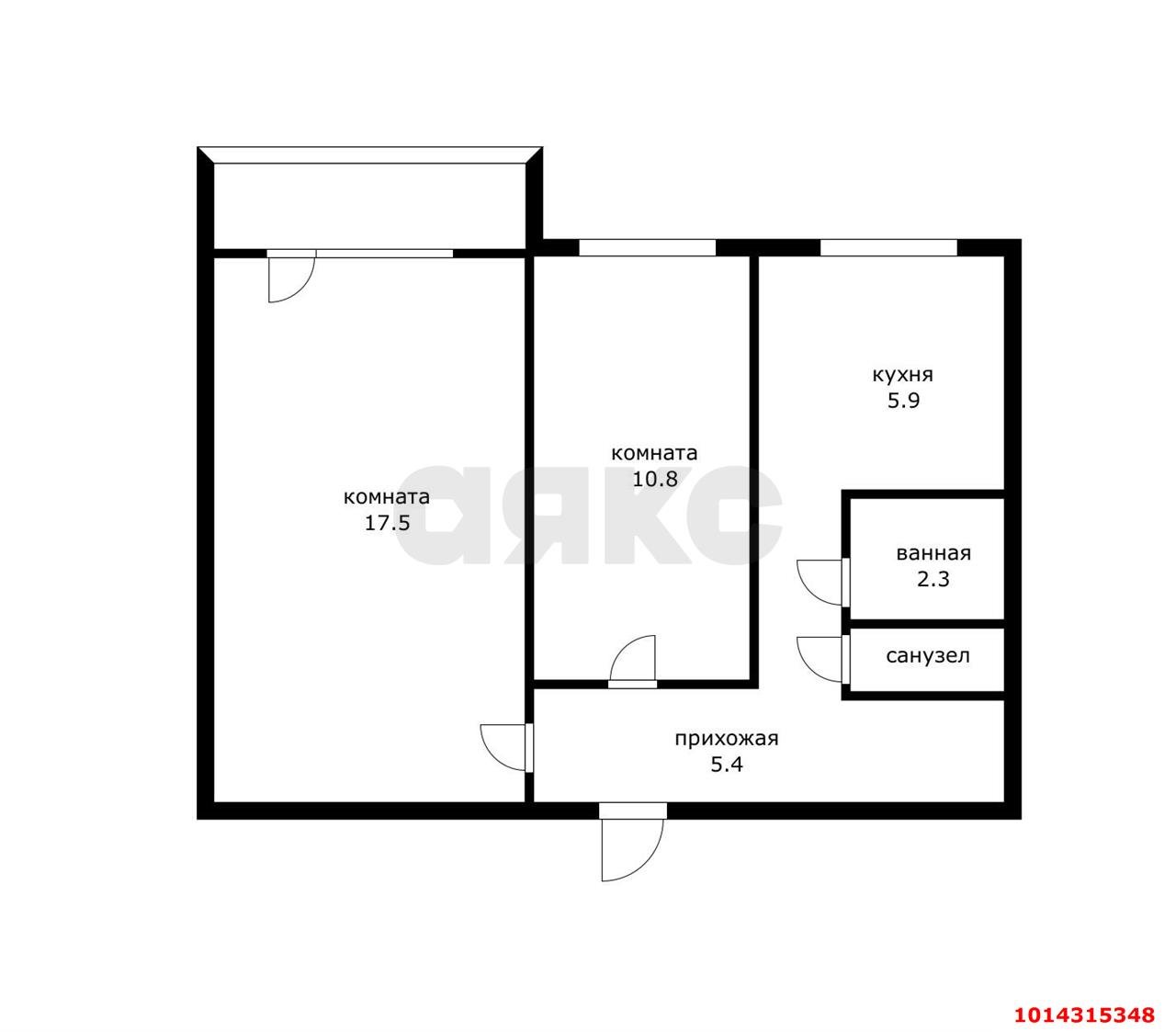 Фото №15: 2-комнатная квартира 48 м² - Краснодар, Славянский, ул. Красных Партизан, 159