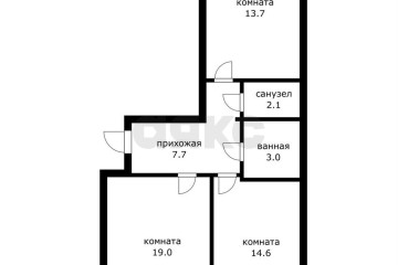 Фото №5: 2-комнатная квартира 61 м² - Адыгейск, пр-кт Ленина, 31