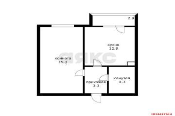Фото №5: 1-комнатная квартира 40 м² - Адыгейск, пр-кт Ленина, 31