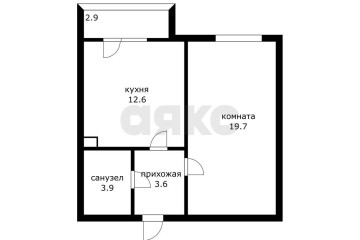 Фото №5: 1-комнатная квартира 39 м² - Адыгейск, пр-кт Ленина, 31