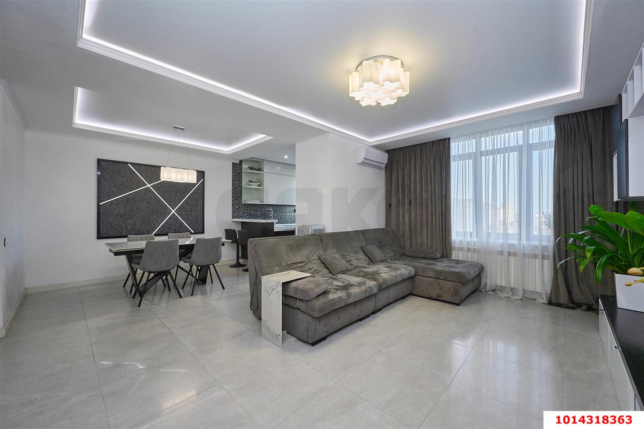 Фото №6: 3-комнатная квартира 138 м² - Краснодар, ЖК Тургенев, Западный внутригородской округ, Фестивальный, мкр. жилой комплекс Тургенев, ул. Дальняя, 8к1