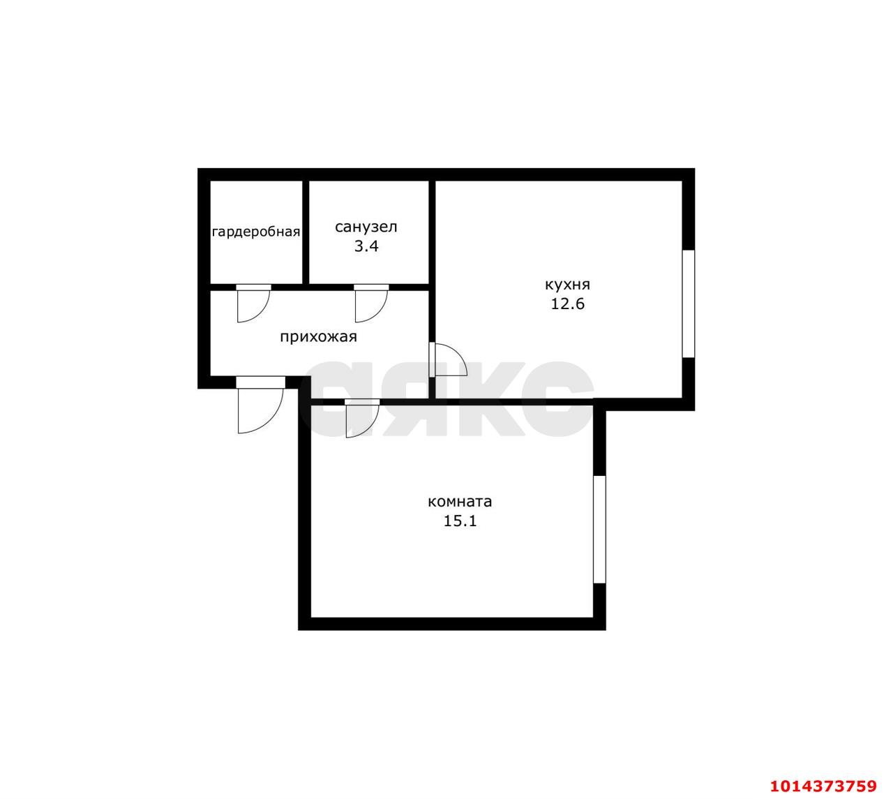 Фото №9: 1-комнатная квартира 39 м² - Краснодар, жилой комплекс Дуэт, ул. Душистая, 79к2