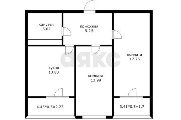 Фото №1: 2-комнатная квартира 63 м² - Краснодар, мкр. Школьный, ул. Школьная, 1