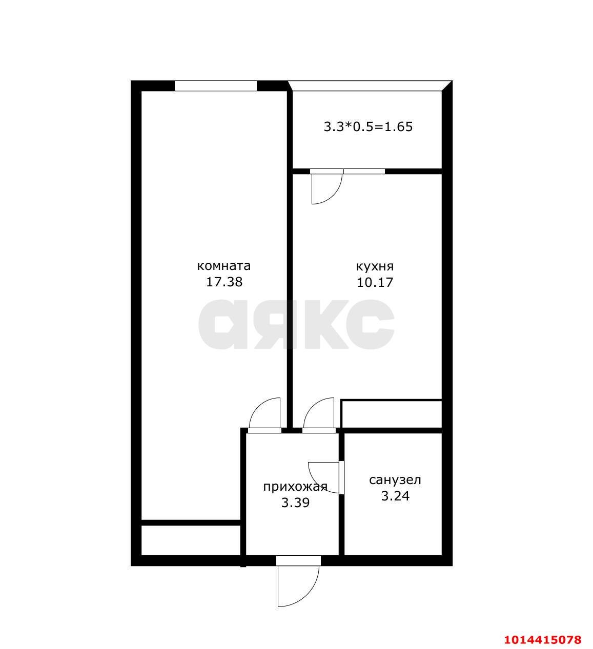 Фото №10: 1-комнатная квартира 36 м² - Краснодар, Славянский, ул. Заполярная, 39к9