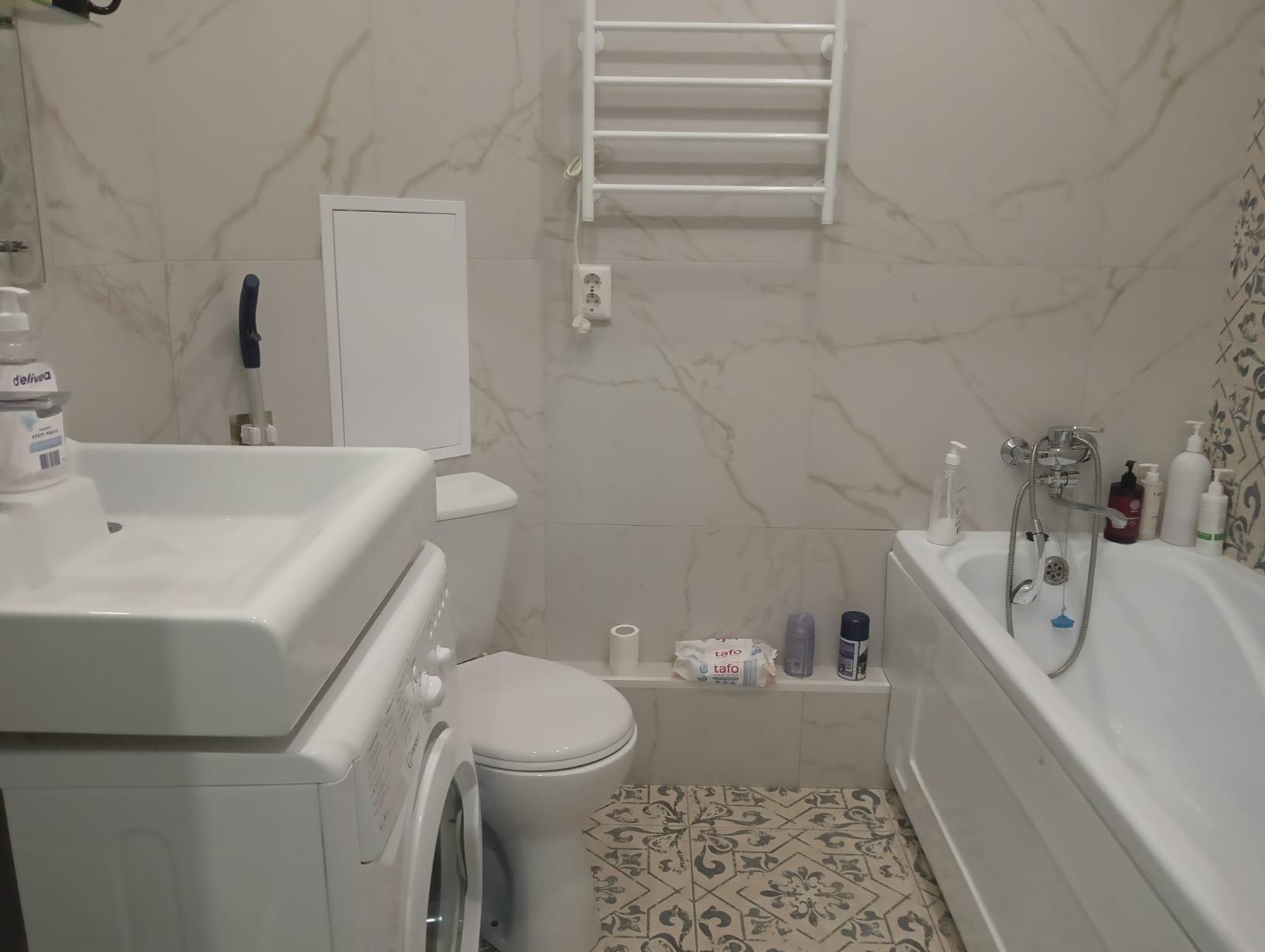 Фото №7: 1-комнатная квартира 40 м² - Краснодар, Прикубанский внутригородской округ, Россинского, мкр. жилой комплекс Дружный, ул. Адмирала Серебрякова, 3к2