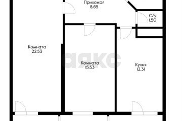 Фото №3: 2-комнатная квартира 71 м² - Краснодар, мкр. жилой комплекс Три Кита, ул. Московская, 131к2