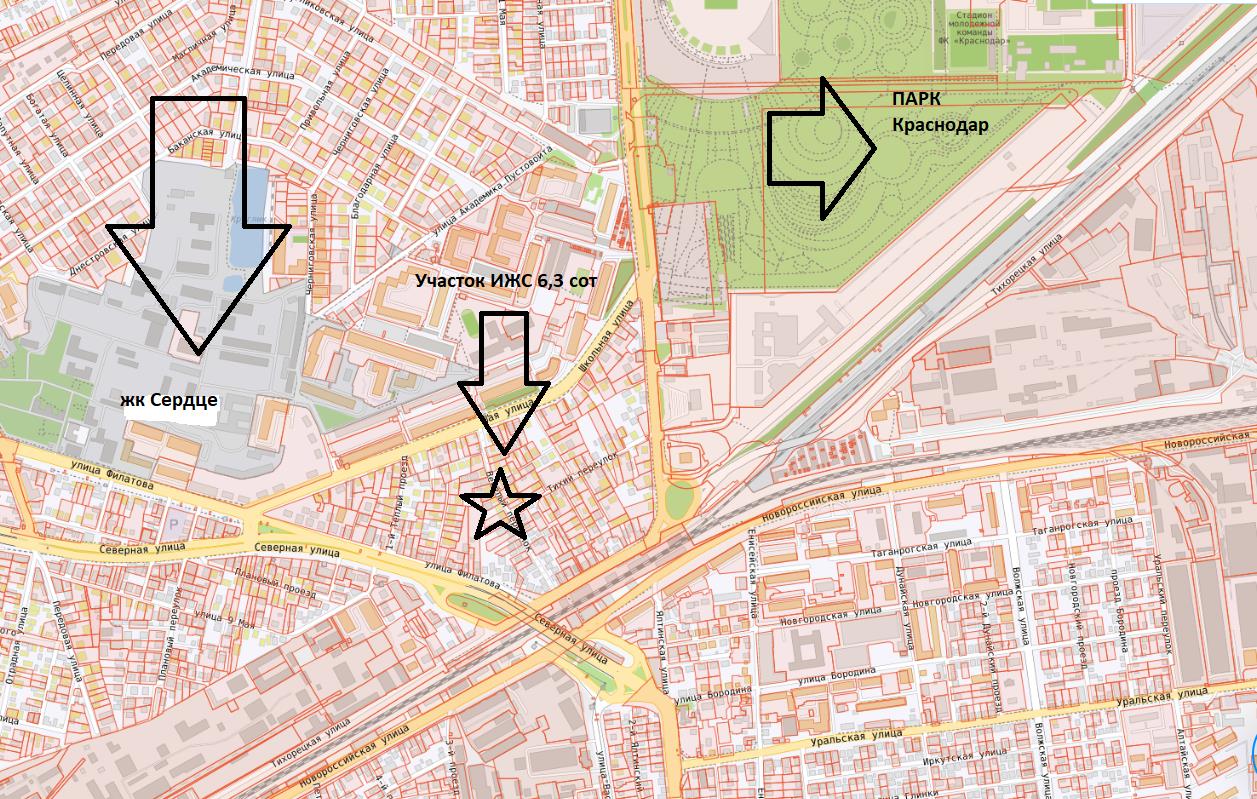 Фото №7: Земельный участок 6.3 сот. - Краснодар, Прикубанский внутригородской округ, мкр. Школьный, пер. Тихий, 5