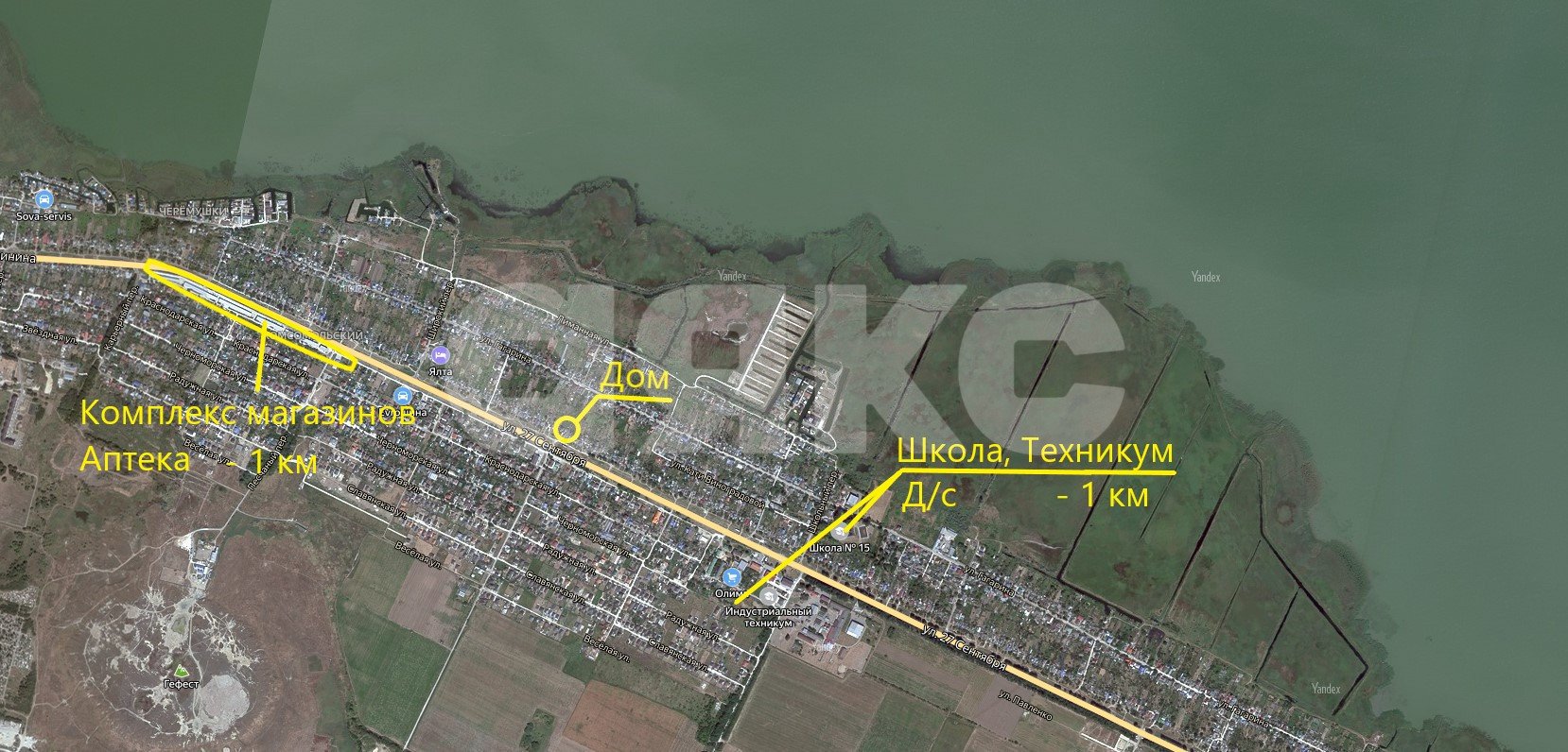 Фото №17: Дом 42 м² + 14.08 сот. - Темрюк, Комсомольский, ул. А-289, 126-й километр