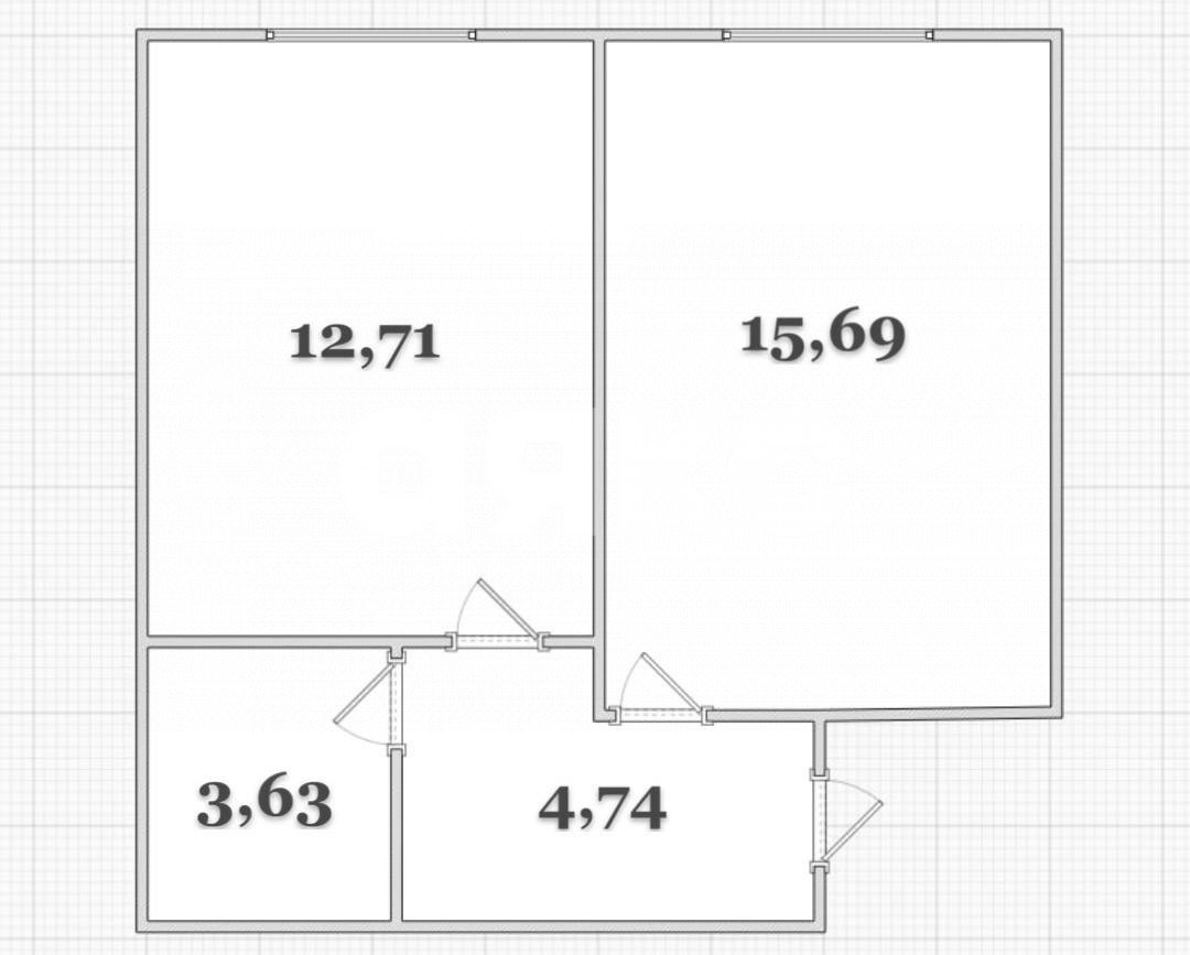 Фото №12: 1-комнатная квартира 36 м² - Мыза (Иншинский сельский округ), Северная Мыза, б-р Победы, 2