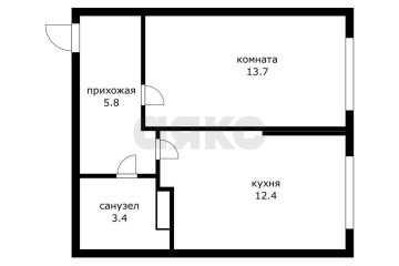 Фото №3: 1-комнатная квартира 35 м² - Краснодар, мкр. жилой комплекс Самолёт-4, ул. Ивана Беличенко, 95