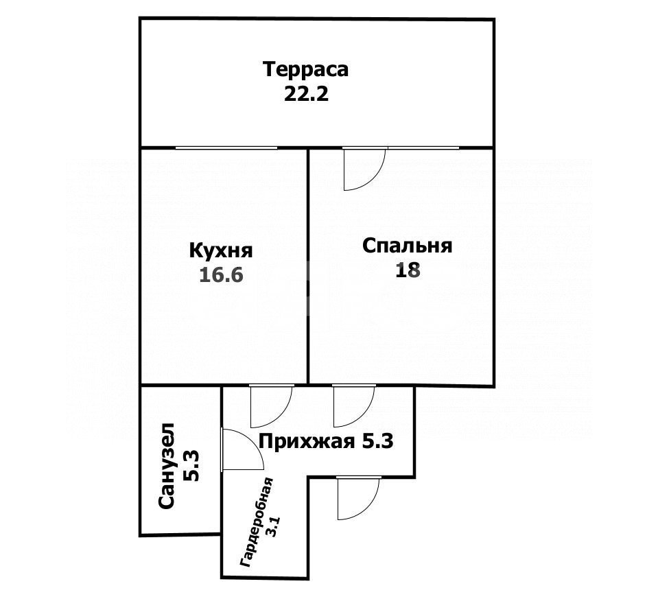 Фото №14: 1-комнатная квартира 70 м² - Геленджик, ул. Мира, 44лит4