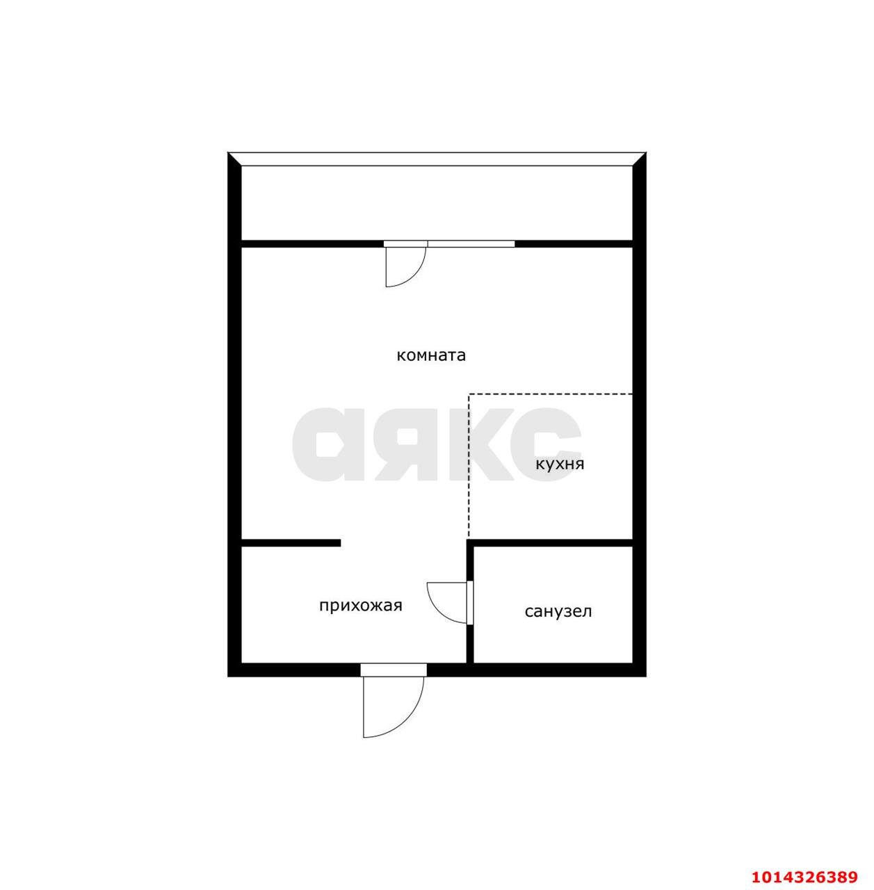 Фото №3: Студия 23 м² - Краснодар, Парк Победы, ул. Героя Пешкова, 14к3