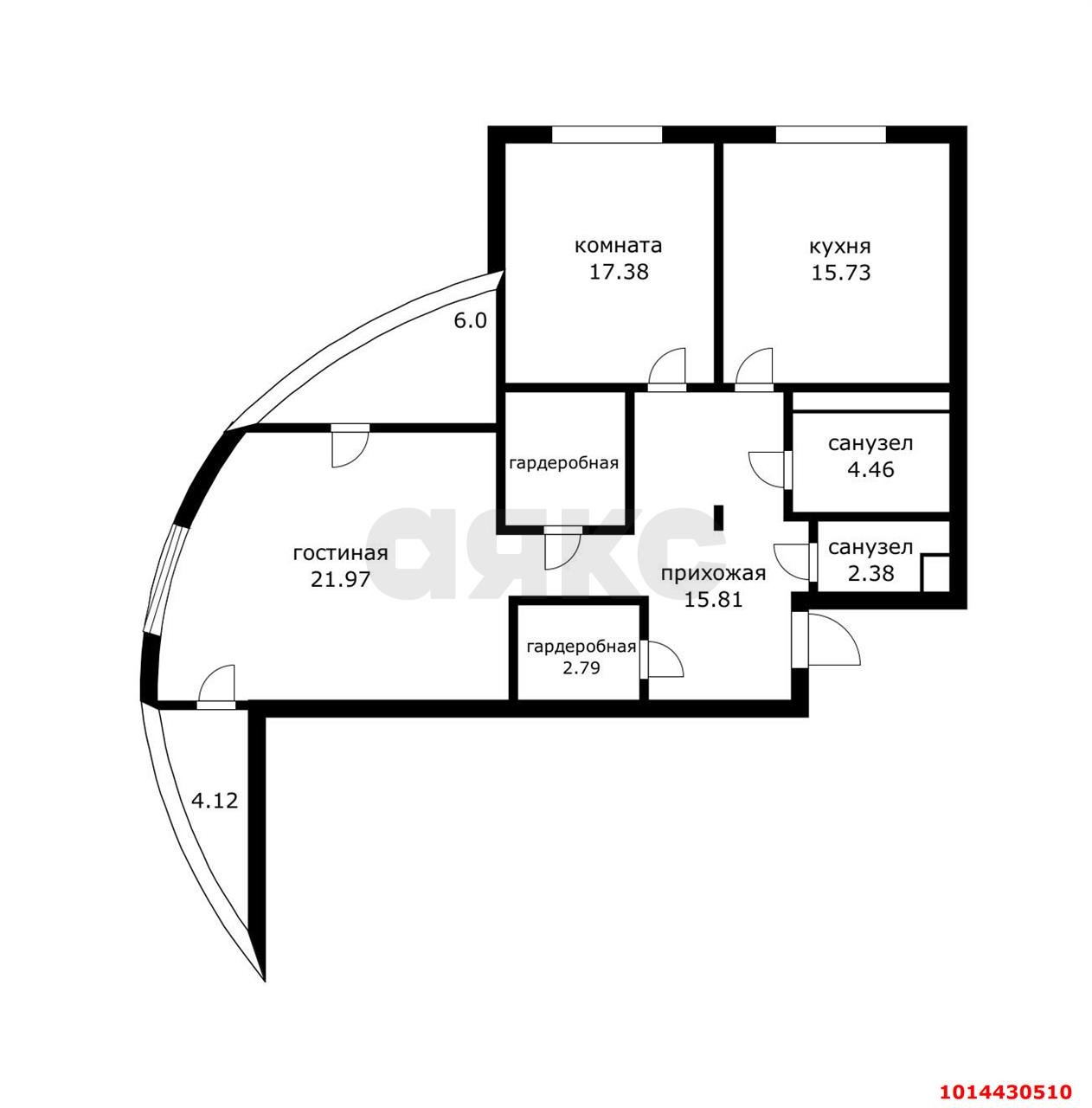 Фото №20: 2-комнатная квартира 90 м² - Краснодар, Западный внутригородской округ, ул. Кожевенная, 26