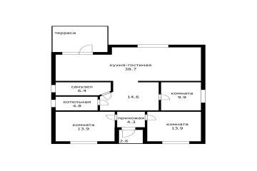 Фото №3: Дом 109 м² - Знаменский, мкр. Карасунский внутригородской округ, ул. Союзная, 11