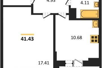 Фото №1: 1-комнатная квартира 41 м² - Краснодар, мкр. Плодородный-2, ул. Константиновская, 5лит6