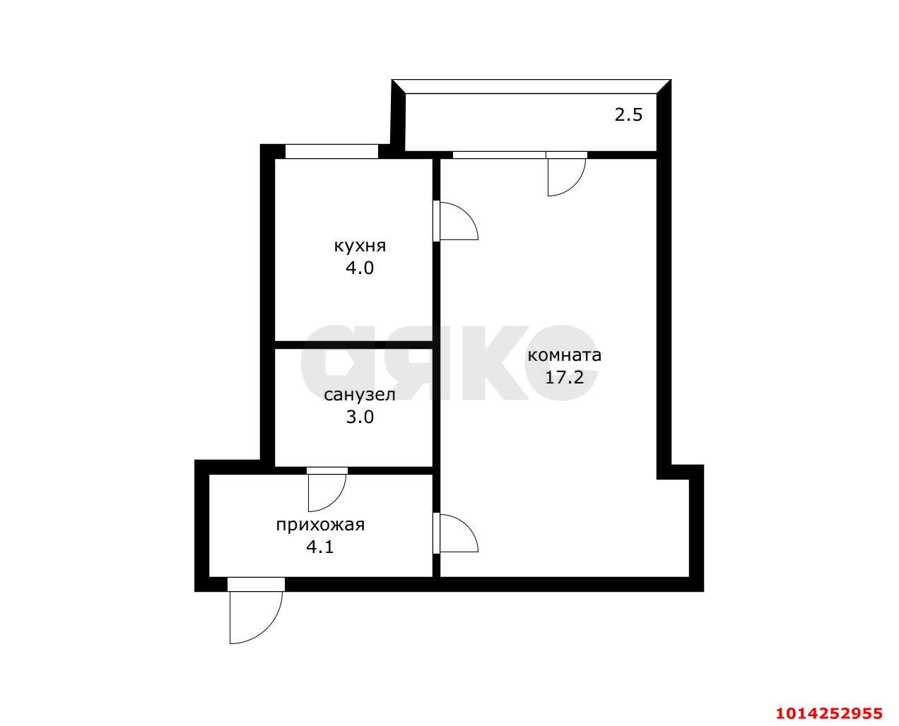 Фото №13: 1-комнатная квартира 28 м² - Краснодар, Черёмушки, ул. Ставропольская, 101
