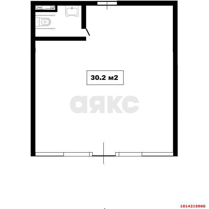 Фото №5: Торговое помещение 31 м² - Краснодар, жилой комплекс Дыхание, ул. Лётчика Позднякова, 2
