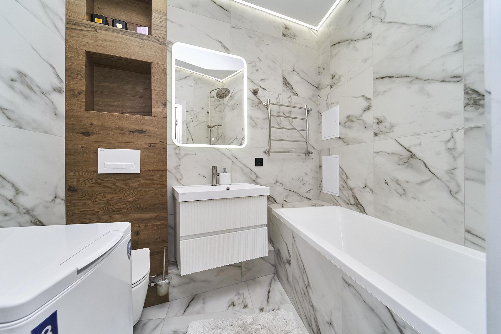 Фото №10: 1-комнатная квартира 46 м² - Краснодар, ЖК Шоколад, Прикубанский внутригородской округ, имени Маршала Жукова, мкр. жилой комплекс Шоколад, ул. Александра Покрышкина, 25Ак2