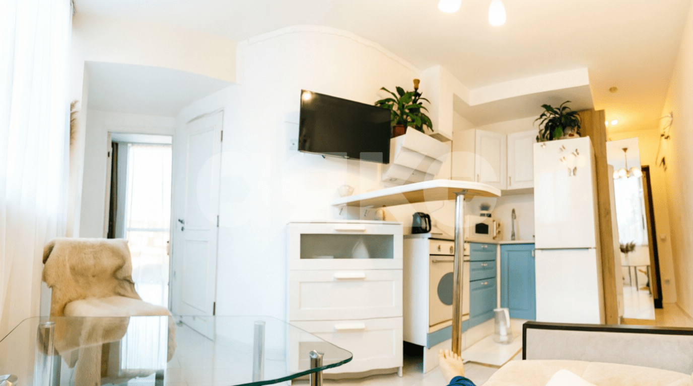 Фото №4: 1-комнатная квартира <span class="whitespace-nowrap">30 м²</span>, <span class="whitespace-nowrap">1/8 эт.</span> - Сочи, Центральный, мкр. Новый Сочи, ул. Виноградная, 76