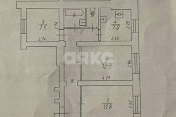 Фото №4: Комната 57 м² - Красногорск, мкр. СГШ, ул. Волоколамское шоссе, 4/1