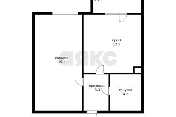 Фото №1: 1-комнатная квартира 40 м² - Адыгейск, пр-кт Ленина, 31