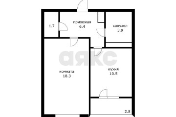 Фото №1: 1-комнатная квартира 40 м² - Краснодар, мкр. 40 лет Победы, ул. 1 Мая, 91А