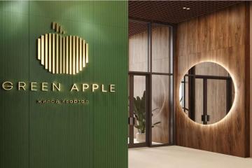 Фото №4: Студия 23 м² - Яблоновский, мкр. ЖК Грин Эппл, 