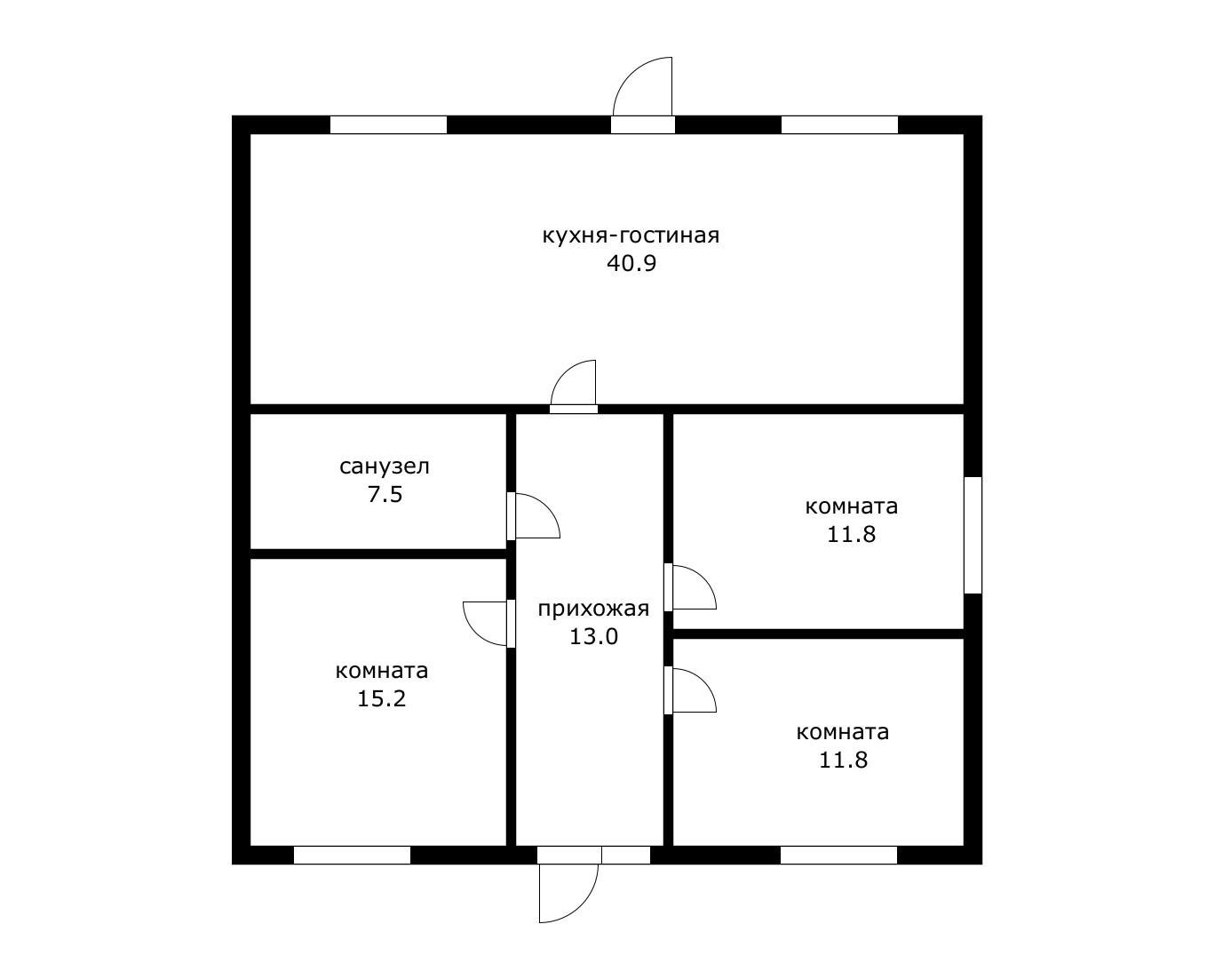 Фото №1: Дом 106 м² + 9.21 сот. - Пригородный, Карасунский внутригородской округ, п. коттеджный  Зелёный, ул. Охотская, 16
