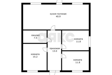 Фото №1: Дом 106 м² - Пригородный, п. коттеджный  Зелёный, ул. Охотская, 16