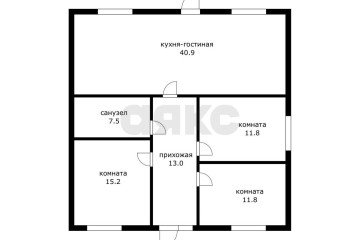 Фото №2: Дом 106 м² - Пригородный, п. коттеджный  Зелёный, 