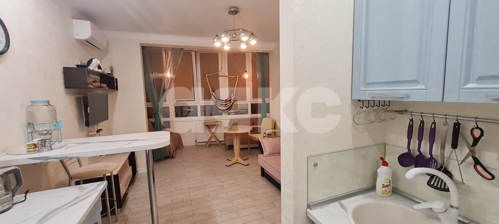 Фото №7: Студия 23 м² - Анапа, жилой комплекс Кавказ, ул. Верхняя дорога, 151к2