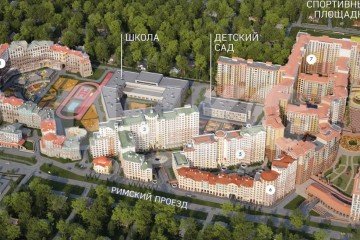 Фото №3: 2-комнатная квартира 50 м² - Развилка, мкр. жилой комплекс Римский, пр-д Римский, 13
