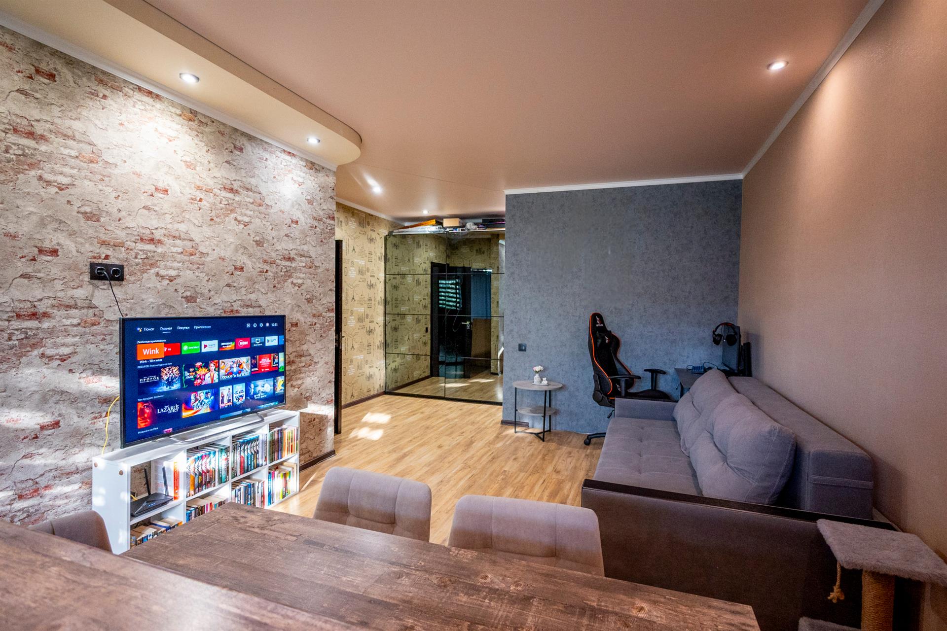 Фото №1: 1-комнатная квартира 50 м² - Краснодар, Прикубанский внутригородской округ, мкр. Сады Калинина, пер. Цветной, 2