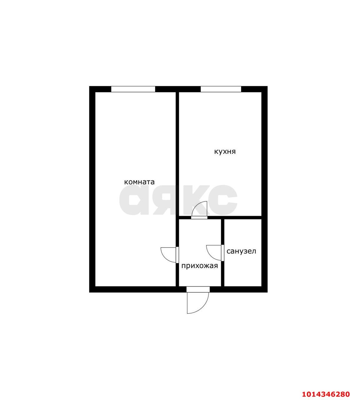 Фото №9: 1-комнатная квартира 40 м² - Яблоновский, жилой комплекс Солнечный, ул. А. Чуца, 38